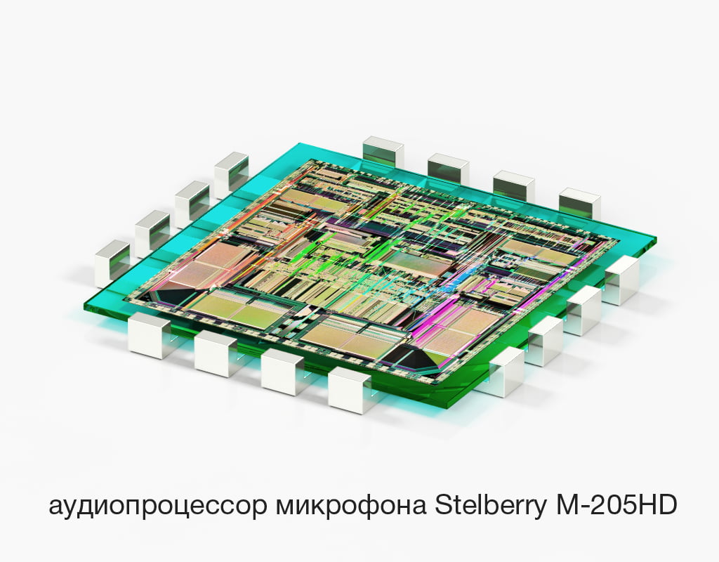 STELBERRY M-205HD оснащён звуковым процессором нового поколения