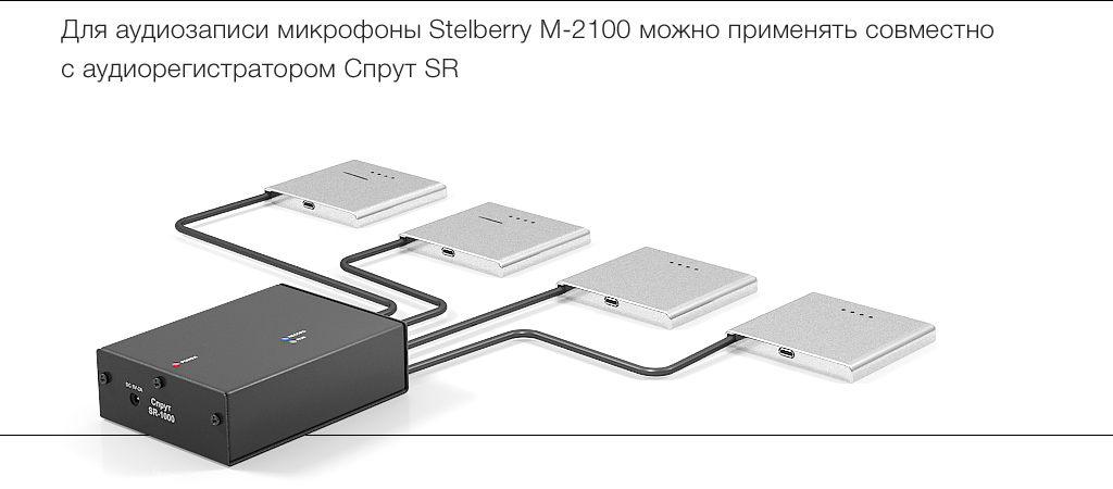Сферы применения микрофона STELBERRY M-2100 с аудиорегистратором Спрут SR